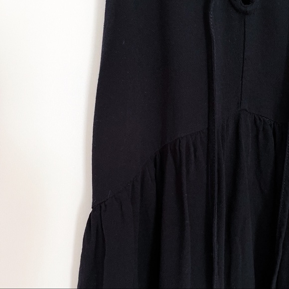 PacSun LA Hearts Black Ruffle Lace Up Cami Tank XS - Picture 6 of 15